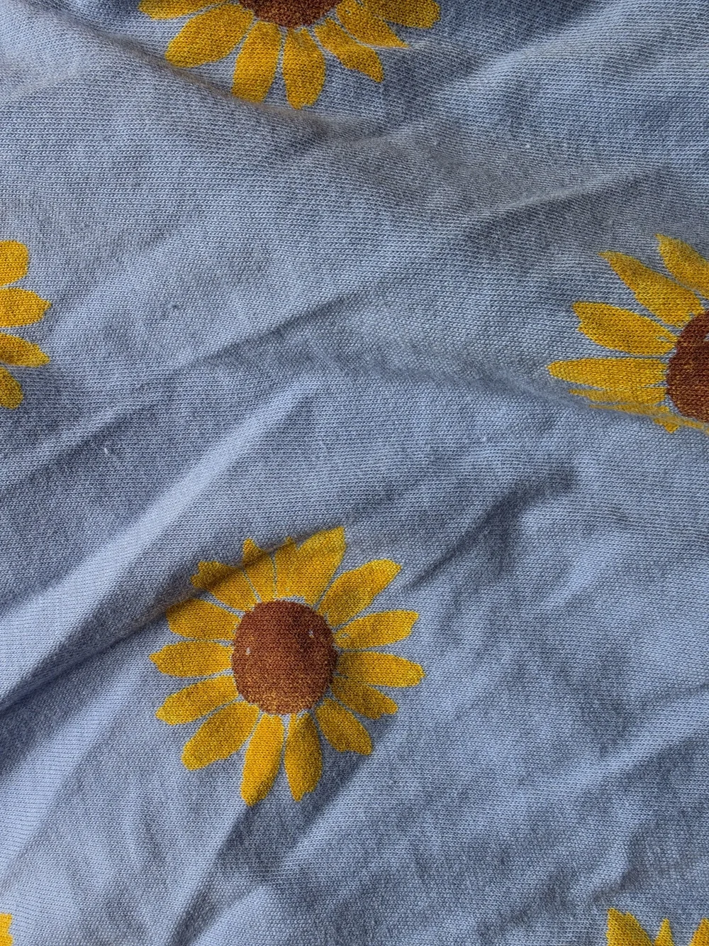 Old Navy Girls Sunflower-Print Blue Romper